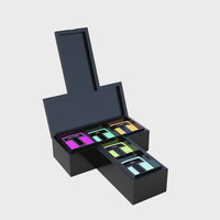the t-box tea box bamboo premium storage solution theedoos open tea bags dutch design black animation presentation 3D